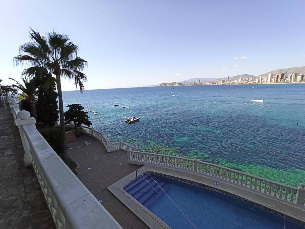 Estudio Primera Linea Con Acceso Privado Al Mar Benidorm Luaran gambar