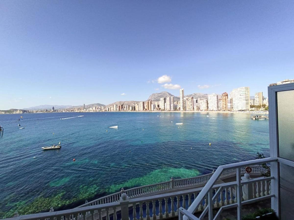 Estudio Primera Linea Con Acceso Privado Al Mar Benidorm Luaran gambar