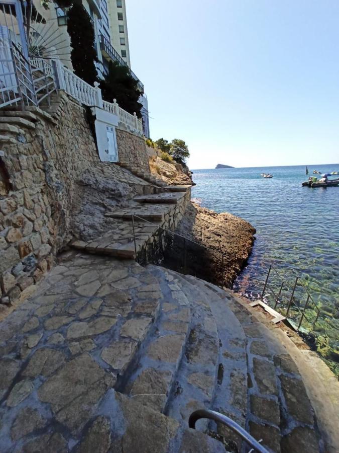 Estudio Primera Linea Con Acceso Privado Al Mar Benidorm Luaran gambar